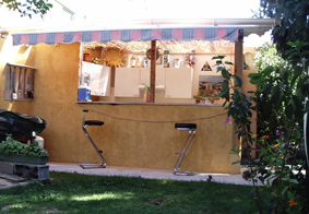 Bar, cuisine d'été
